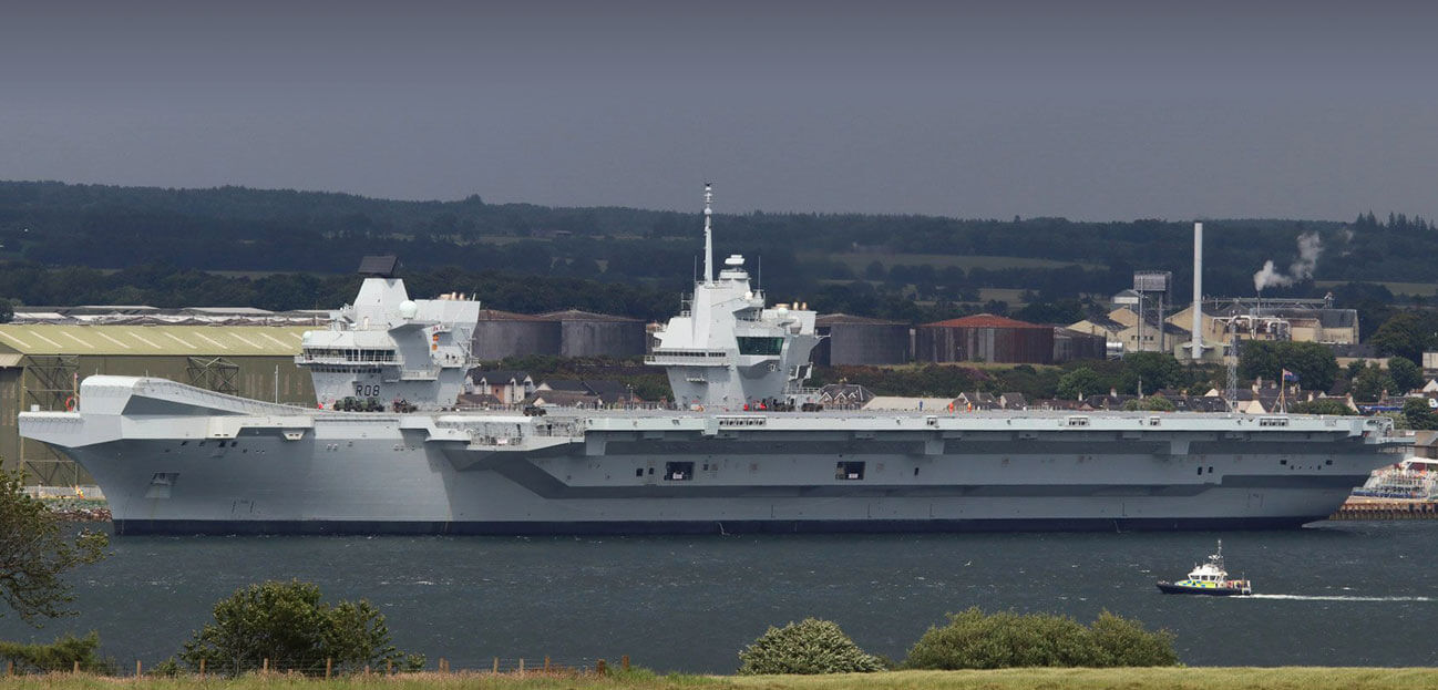 HMS Queen Elizabeth's extended stop at Invergordon explained