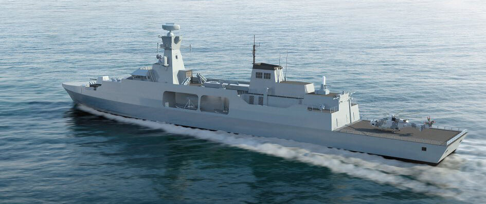 Leander concept for Type 31e frigate