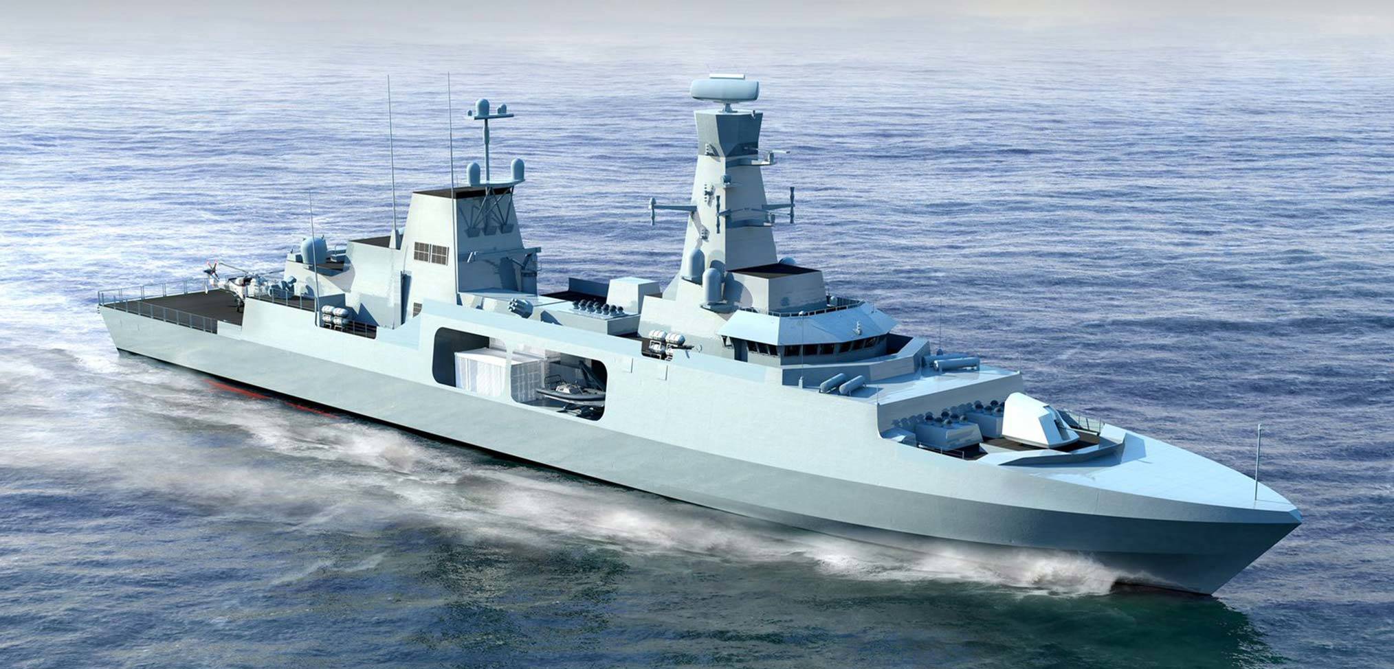 BAE Systems issues updated imagery of Leander Type 31e Frigate concept