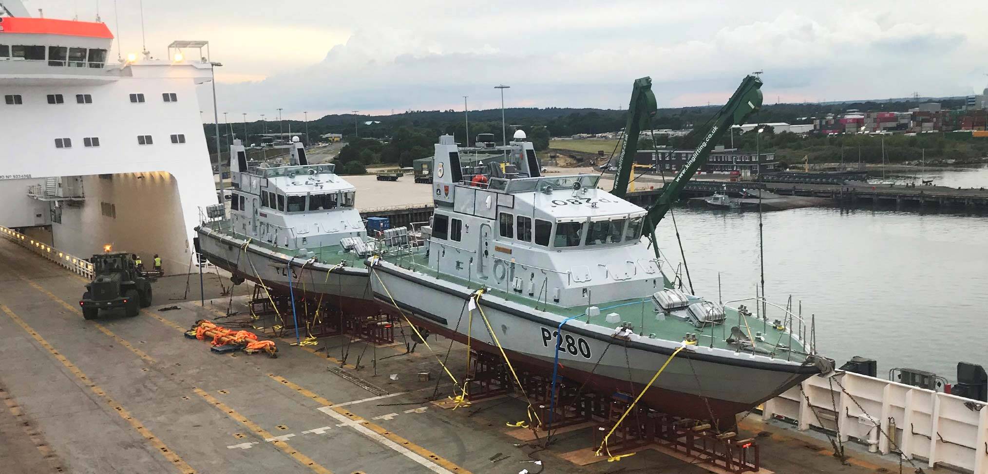 Patrol boats for the Royal Navy Gibraltar Squadron