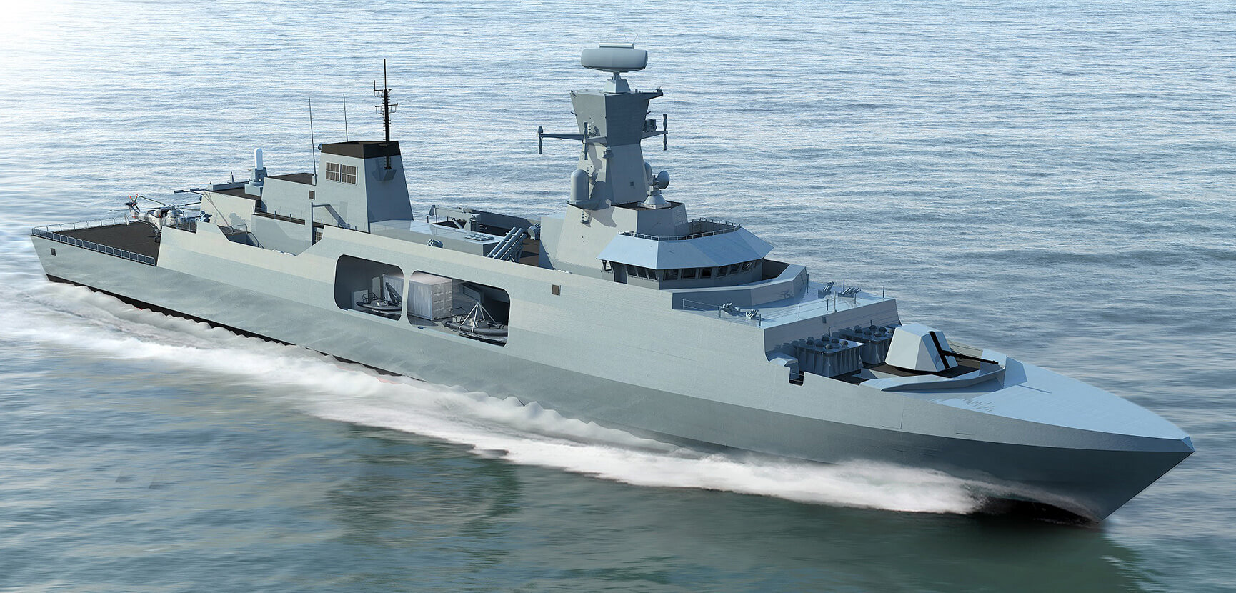 Leander concept for Royal Navy Type 31e Frigate