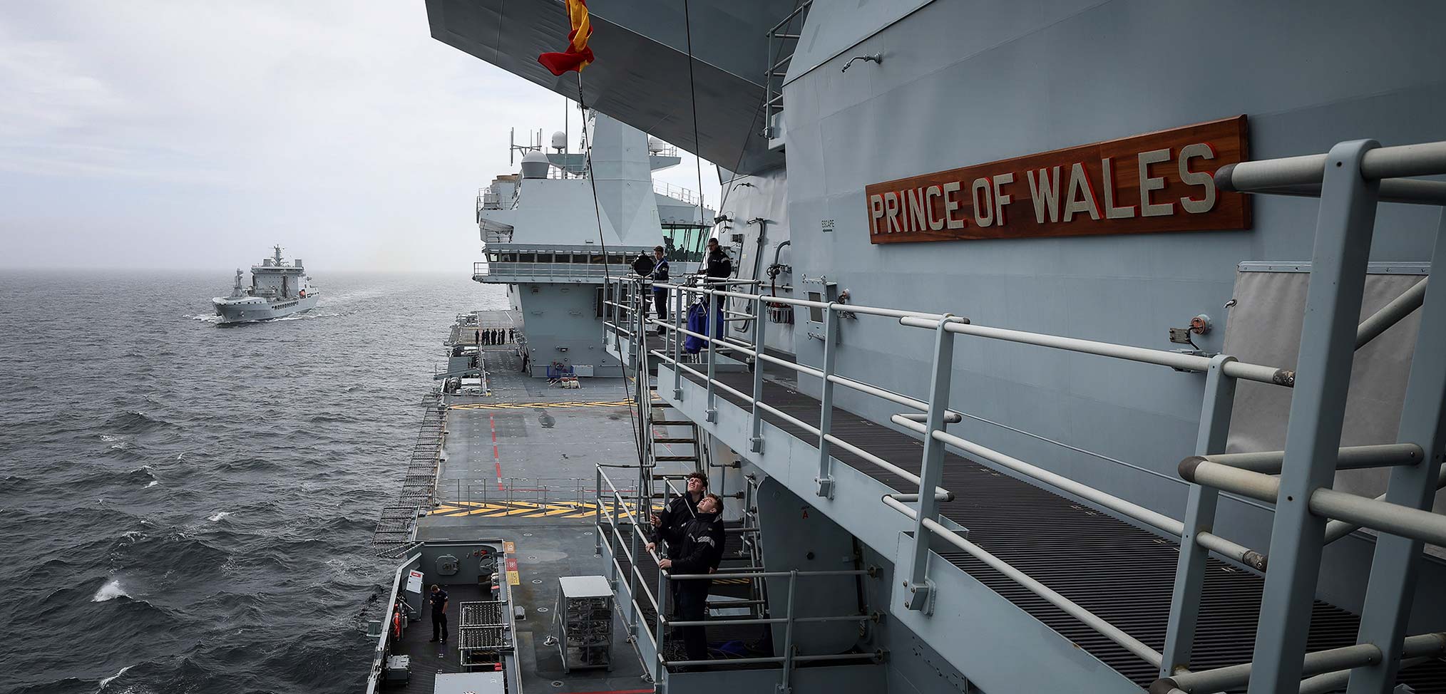 HMS Prince of Wales into the spotlight