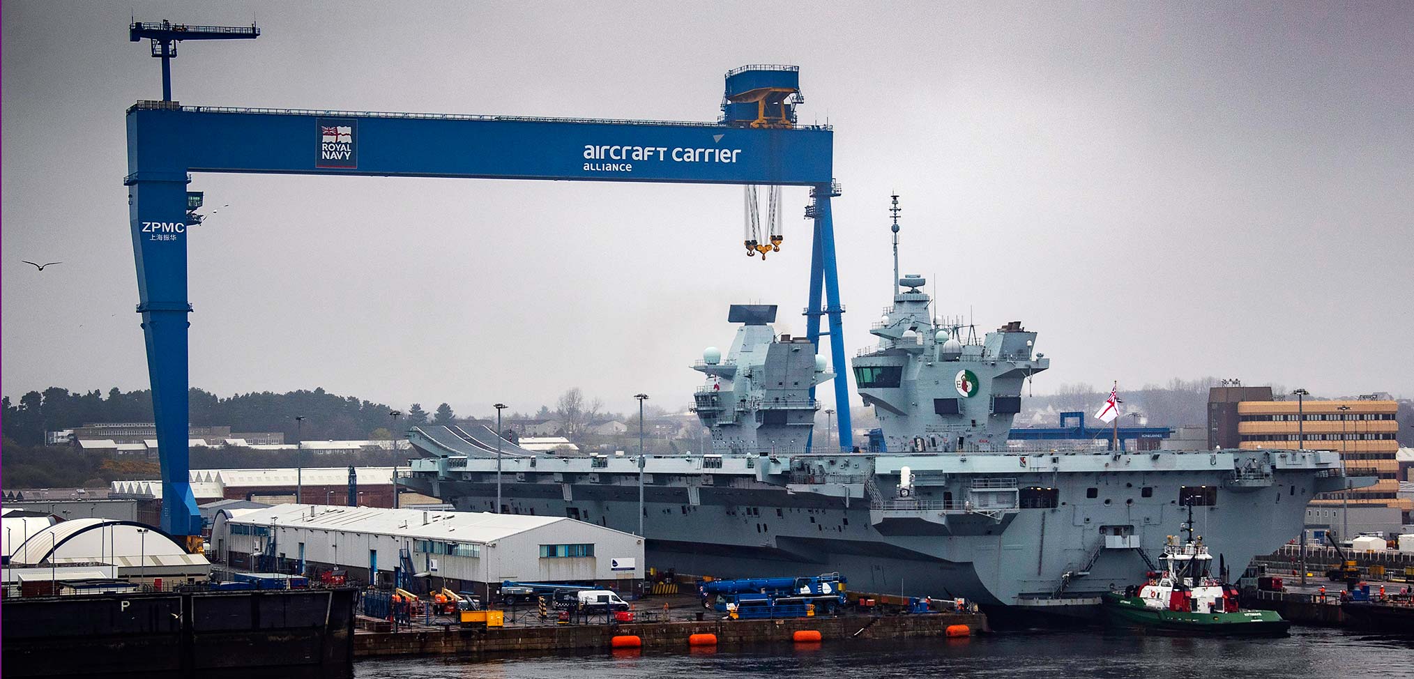 Babcock awarded 10-year contract for dry docking Royal Navy aircraft carriers at Rosyth