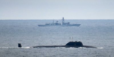 Royal Navy shadows Russian attack submarines from the Arctic into the North Sea