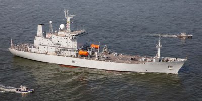 The Royal Navy’s ocean survey vessel HMS Scott life extended until 2033