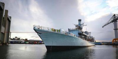 The struggle to get HMS Somerset back to sea