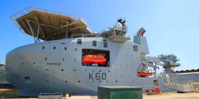 In-service date for seabed surveillance vessel RFA Proteus slips from summer to autumn